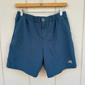 Tracksmith Falmouth Shorts Men's Medium Blue Running Workout Lightweight Summer